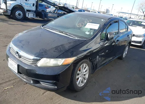 2012 Honda Civic Ex-L z USA, uszkodzony, nr VIN 19XFB2F93CE300455